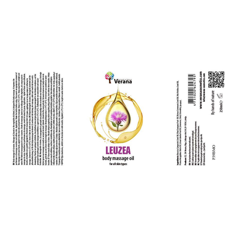 Verana 100% Natural Antiviral Massage Oil Maral Root 250ml