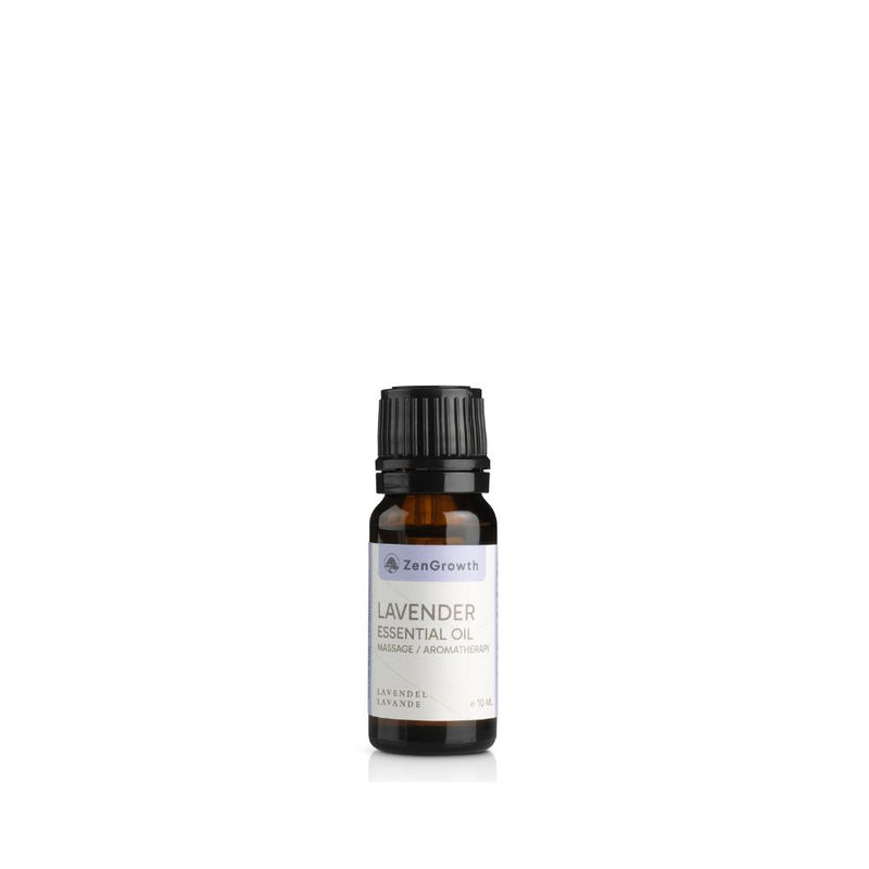 ZENGROWTH Organic Essential Oil Lavender Display including 12 bottles