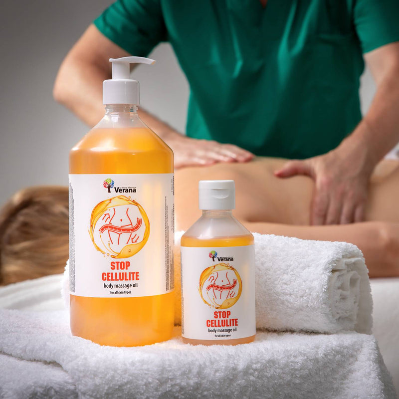 Verana 100% natural Stop Cellulite Massage Oil 1L