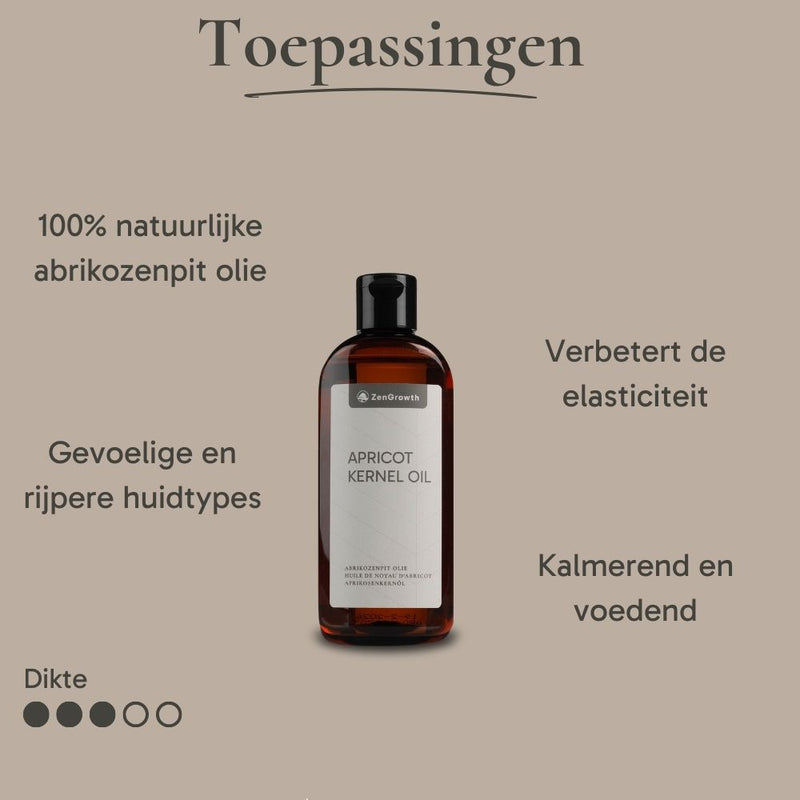 ZenGrowth 100% Natural Apricot Kernel Oil 150ml