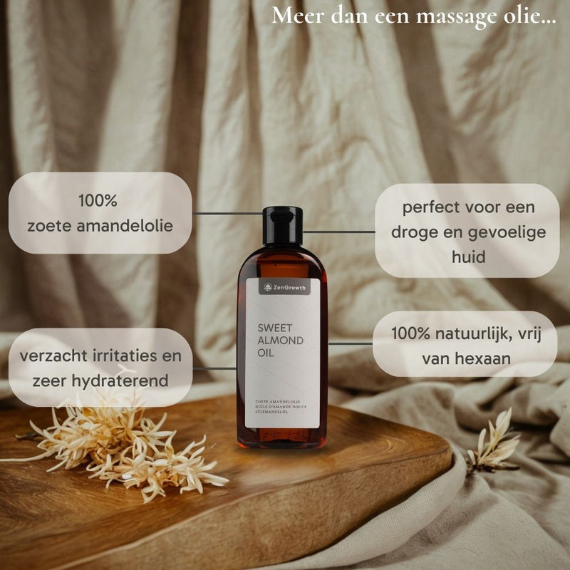 ZenGrowth 100% Natural Sweet Almond Oil 150ml