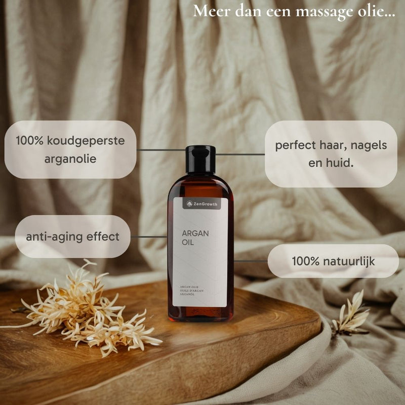 ZenGrowth 100% Cold-Pressed Organic Argan Oil 150ml