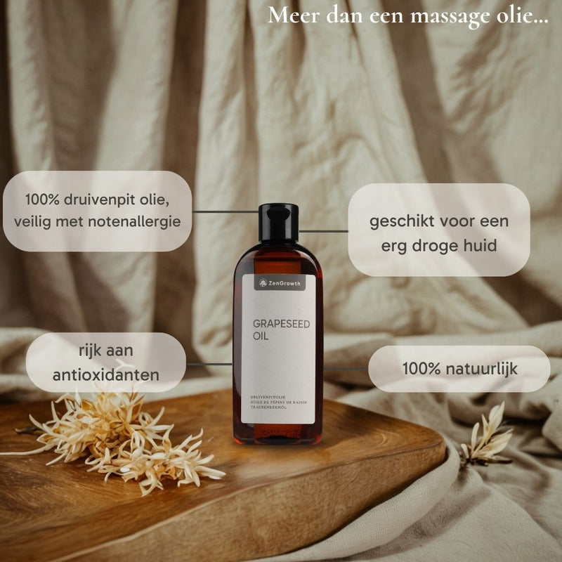 ZenGrowth 100% Natural Grape Seed Oil 150ml