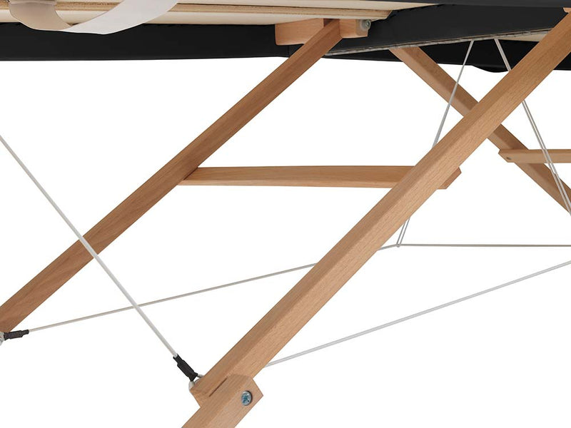 Second chance ZENGROWTH Massage table Gavia Black 70cm