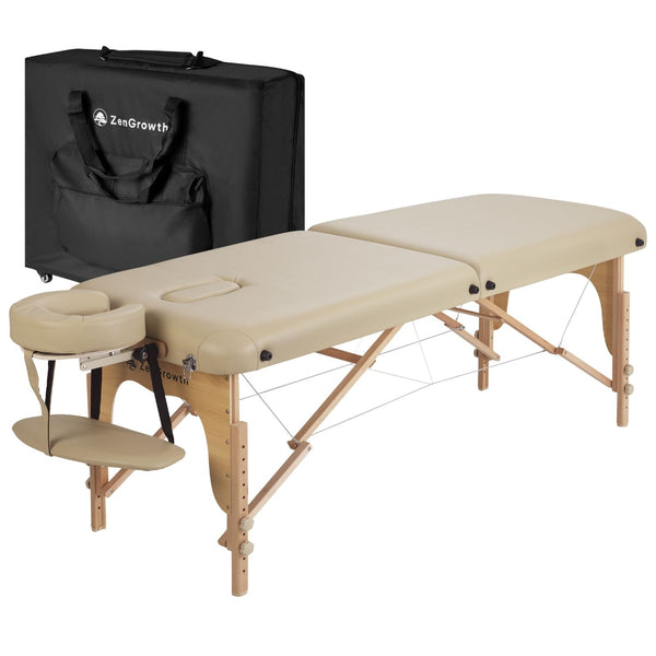 ZENGROWTH Massage Table Gavia Beige 71cm