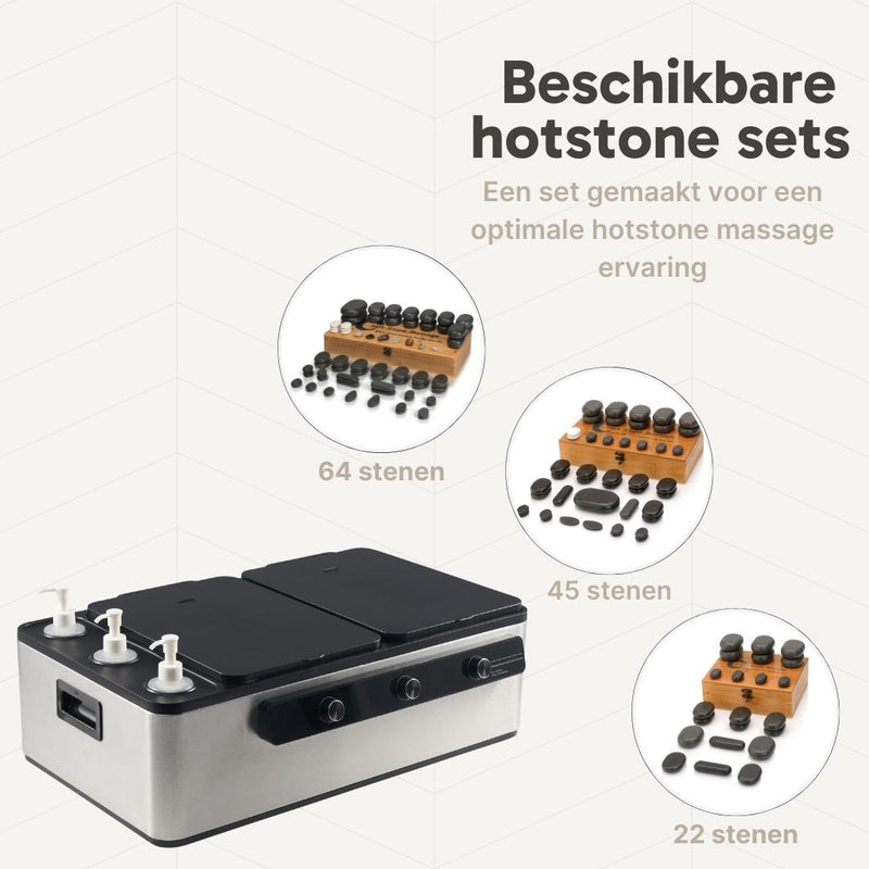 Second chance 4 in 1 Hotstone heater 12 liters with oil warmer