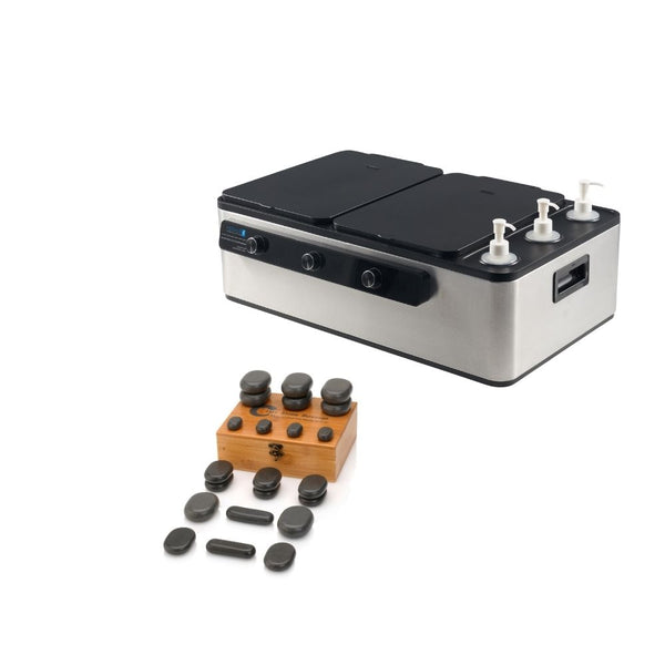 4 in 1 Hotstoneheater + 22 stones