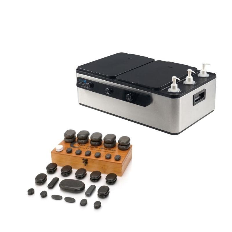 4 in 1 Hotstoneheater + 45 stones