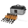 Hotstone Set 17L Heater with Display + 45 Stones