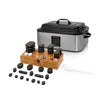 Hotstone set 17l heater with display + 60 stones