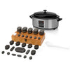 Hotstone set 17l heater with display + 60 stones