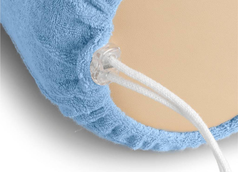 Terrycloth Knee Roll Cover Light Blue