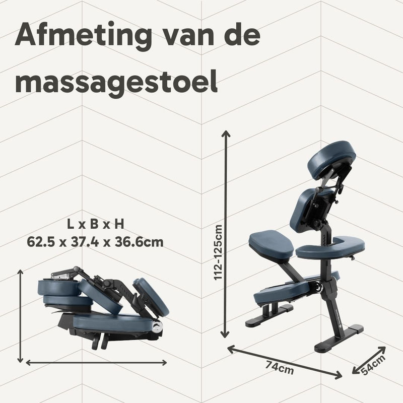 ZENGROWTH Massage Chair Legian Foldable Blue