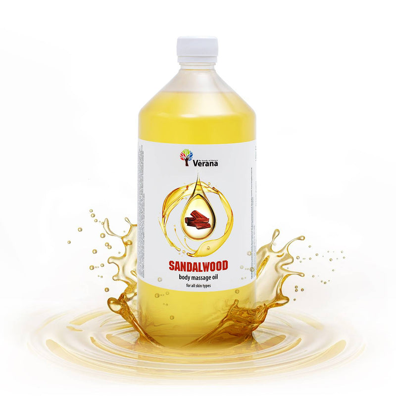 Verana 100% natuurlijke Massageolie Sandalhout 1L
