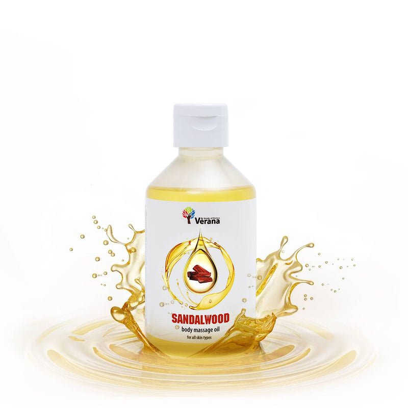 Verana 100% natuurlijke Massageolie Sandalhout 250ml