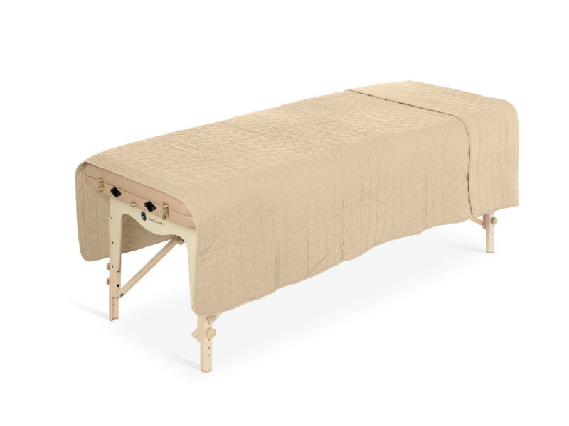 Microfiber Quilted Cover Blanket Beige 150 x 230cm