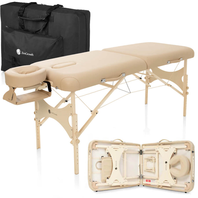Second chance ZENGROWTH Massage table Belverde 2.0 Beige 71cm