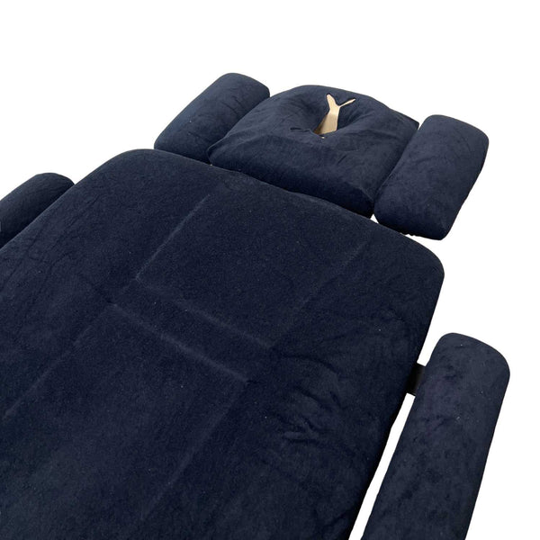 Badstof Hoeslaken Set voor Lagos Elektrische Massagetafel Zwart