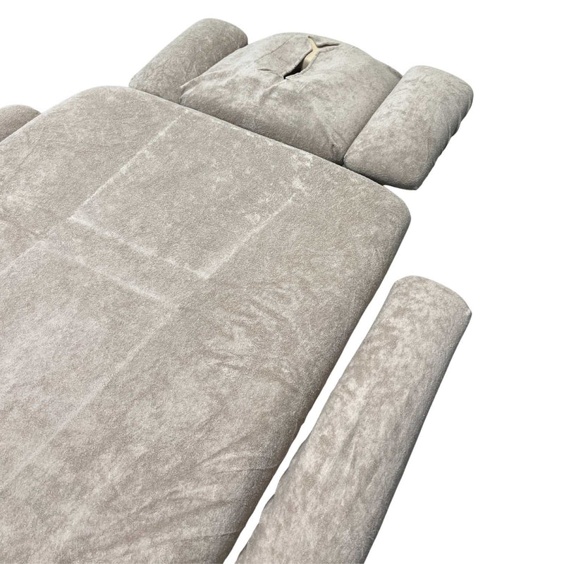 Badstof Hoeslaken Set voor Lagos Elektrische Massagetafel Lichtbruin