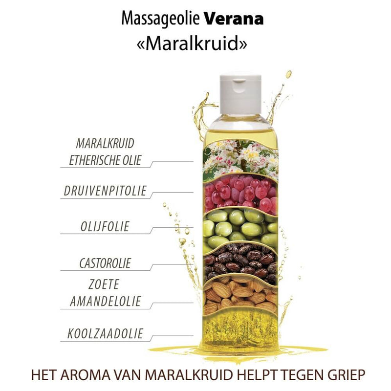 Verana 100% Natural Antiviral Massage Oil Maral Root 250ml