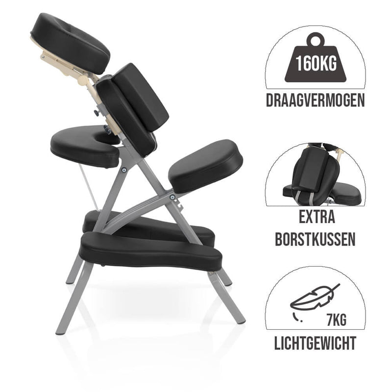 Second Chance ZENGROWTH Massage Chair Valo Foldable Black