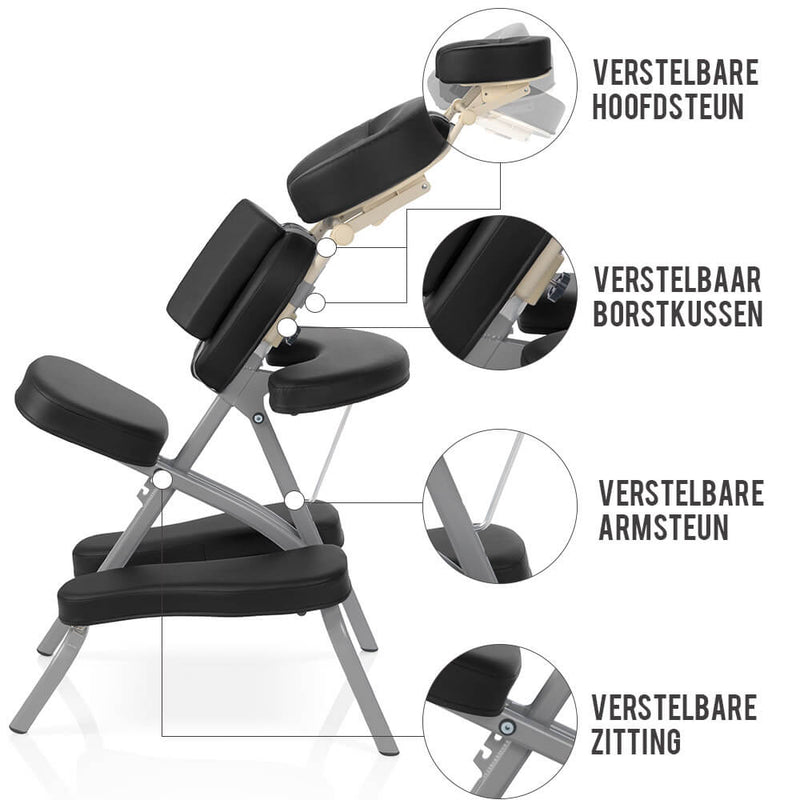 Second Chance ZENGROWTH Massage Chair Valo Foldable Black