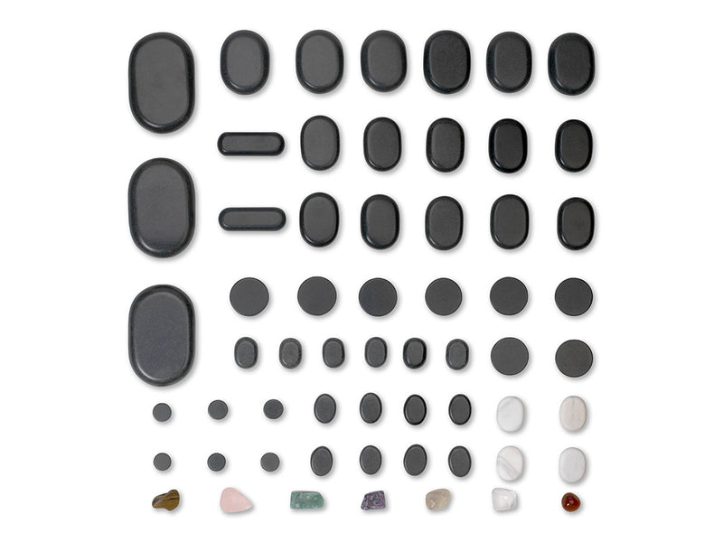 Set of 60 Hotstone stones