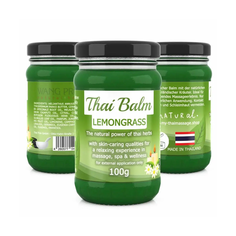 Wang Prom Natural Thai Balm Lemongrass 100g